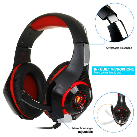 3.5mm Gaming Xbox One Headset with microphone