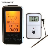 Digital BBQ Wireless Thermometer with Temperature Alarm