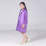 Transparent Fashion Frosted Child Raincoat