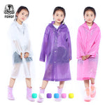 Transparent Fashion Frosted Child Raincoat