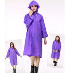 Women Thickened Waterproof Rain Coat