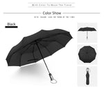 Wind Resistant Folding Automatic Umbrella