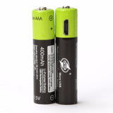 AAA 4PCS Mirco USB Rechargeable Battery