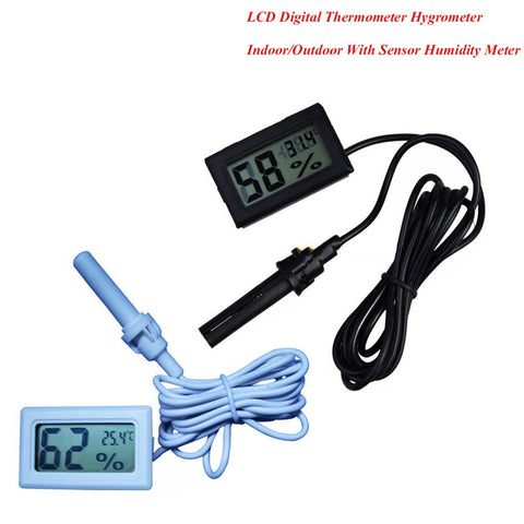 Mini Thermometer Hygrometer with Digital LCD Display