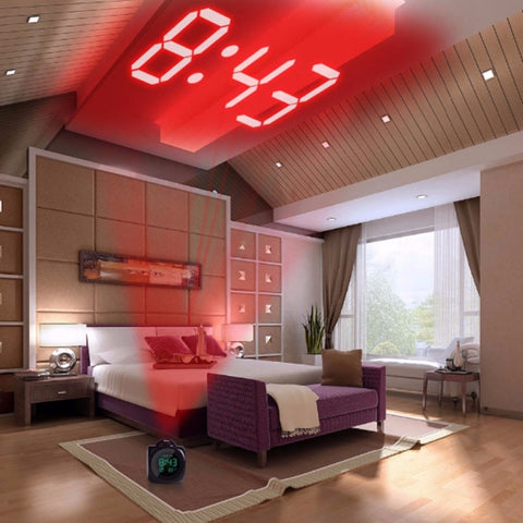 LED Projection Display Talking Voice Digital Clock