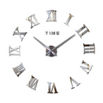 Large Roman Mirror Fashion  Quartz Clocks