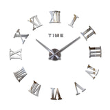 Large Roman Mirror Fashion  Quartz Clocks