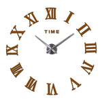 Large Roman Mirror Fashion  Quartz Clocks