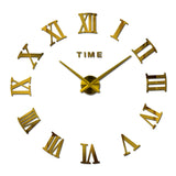 Large Roman Mirror Fashion  Quartz Clocks