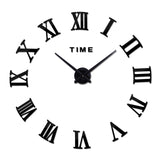 Large Roman Mirror Fashion  Quartz Clocks