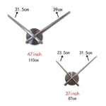 Large Roman Mirror Fashion  Quartz Clocks