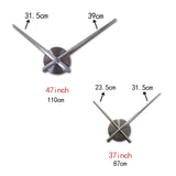 Large Roman Mirror Fashion  Quartz Clocks